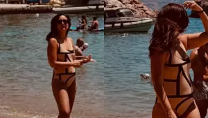 Kareena Kapoor Khan FLAUNTS Her Toned-Figure In A Nude-Hued Monokini At The Age Of 44