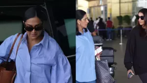 Deepika Padukone Twins With Mother-In-Law In Airport Look, Joined By Sister-In-Law, Hubby Missing
