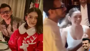 Yuzvendra Chahal's Birthday Video With RJ Mahvash From London Surfaces, Gives Her A Big Hug