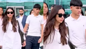 Karisma Kapoor Spotted With Son In Delhi Amid Late Ex-Husband's Rs. 30,000 Crore Estate Battle