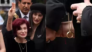 Sharon Osbourne Wore Fond Memory Of Ozzy Around Her Neck At Funeral, Netizens Say, 'She Stood By..'
