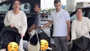 Shraddha Aarya Requests Paps To Not Post Pics Of Her Twin Babies Who Were Papped At Airport