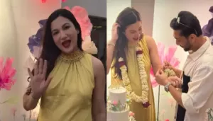 Gauahar Khan Looks Gorgeous In Baby Shower, Second Time Mom-To-Be Glows With Husband, Zaid Darbar