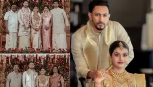 PT Usha's DIL, Krisha Decks Up In Kanjivaram And Temple Jewels As She Marries Former's Son, Vignesh