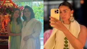 Alia Bhatt Holds Hands Of 'Saasu Maa', Neetu Kapoor, Celebrates Ganesh Chaturthi Together