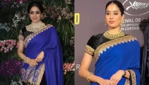 Janhvi Kapoor Stuns In Mother, Sridevi's Iconic Saree At 'Homebound' Screening, Fans Get Emotional