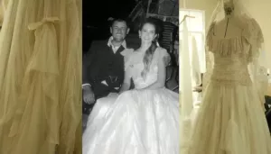 Lana Del Rey's Pretty Wedding Gown Was All Things Lana X Victorian, Decked With Little Bows And More