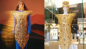 Sharjah's Biggest Jewellery Show's Showstopper Is 10 Kg 'Dubai Dress' Made Of Gold, Worth USD 1M