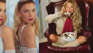 Sydney Sweeney Gives Classic Holiday Films A Risque Twist With Skimpy Lingerie Amid Naked Ad Row
