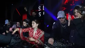Kriti Sanon Turns DJ At Sister, Nupur And Stebin Ben's Wedding Bash In Udaipur, Check Photos Here