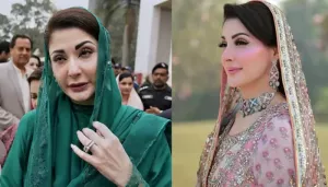 Pakistani Politician, Maryam Nawaz Dresses Up Like A Bride At 52 For Son's Wedding, Internet Reacts