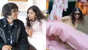 Sourav Joshi's Wife Slams Him For Not Reacting When She Fell Down At Wedding, 'Mere Girne Par..'