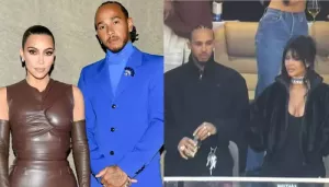 Lewis Hamilton And Kim Kardashian Confirm Dating Rumours At 2026 Super Bowl? Fans Think So