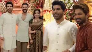 Newlyweds, Rashmika Mandanna And Vijay Deverakonda Join Allu Sirish's Pre-Wedding Festivities