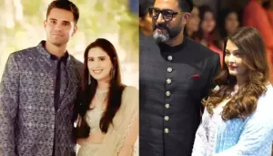 Abhishek Bachchan And Aishwarya Rai Hold Hands As They Pose For Paps At Arjun Tendulkar's Wedding