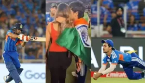 Ishan Kishan Gives A Silent 'Nod' To Dating Buzz With Aditi Hundia? Kisses Her While Celebrating Win