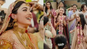 Rashmika Mandanna Becomes Emotional In Her Mehendi Ceremony, While Sister, Shiman Consoles Her