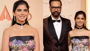 Oscars 2026, Isha Ambani Debuts In Vintage Valentino Gown, Wore Pink Diamonds Worth USD 100 Billion