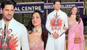 Kiara Advani And Sidharth Malhotra Make First Appearance As Parents At NMACC Third Anniversary