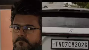 Vijay Thalapathy's Car No Plate From Movie, GOAT Surfaces, Hinted At Being CM Of Tamil Nadu In 2026