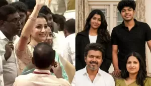 Vijay Thalapathy Oath Ceremony, Where's Wife, Sangeetha's Kids As Trisha Krishnan Attends Event?