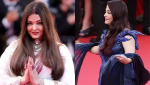 Aishwarya Rai Bachchan Makes Regal Entry In Royal Blue Look, Greets With 'Namaste' At Cannes 2026
