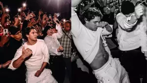 Belmont Cameli Sends Fans Into A Frenzy By Recreating 'Garrett's' Viral Dance At The Kid LAROI Show