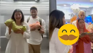 Sambhavna Seth Takes Her Twins Home After Six Days In Hospital, Gets A Grand Welcome At Home