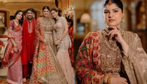 Half-Sisters, Janhvi And Khushi Pose With Soon-To-Be Jiju, Rohan, Bride, Anushla Wore Phulkari