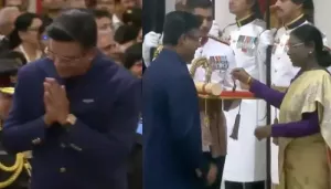 R Madhavan's Wife, Sarita And Son, Vedaant Cheer For Him As He Recieves Padma Shri Award