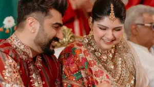 Bride Anshula Kapoor Arrives With Brother, Arjun Kapoor For Wedding Festivities, Slips In A Saree