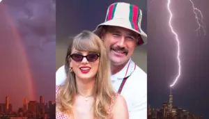 'Universe Is Swiftie', Fans Are In Awe Of The Golden Sky, Rainbow, 13 Minutes After Taylor's Wedding