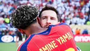 Lionel Messi Post Getting A Hug From Lamine Yamal Opens Up About Being In Pain After Losing To Spain