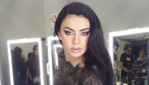 Charli XCX Faces Wardrobe Malfunction At VMAs In A Sheer Outfit, Serves Goth Look In Designer Fit
