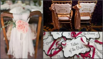 7 Beautiful And Unique Ways To Decorate Chairs At Your Wedding Venue