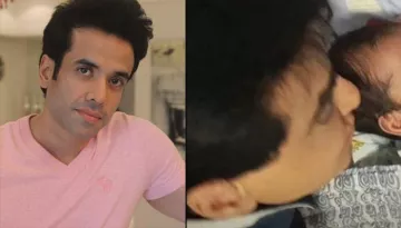 Tusshar Kapoor Shared An Adorable Picture Of His Son Playing With Grandpa Jeetendra