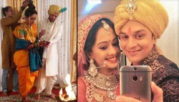 'Satrangi Sasural' Actors Ravish Desai And Mugdha Chaphekar Tie The Knot