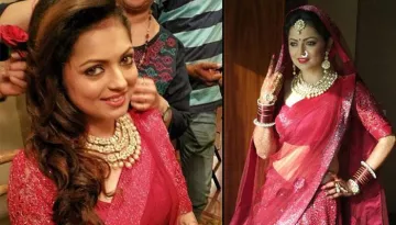 Drashti Wore The Same Lehenga At Her Shaadi And Reception, Used This Trick To Look Different