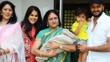 Exclusive First Pictures Of Genelia And Riteish Deshmukh With Their Second Baby