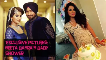 Soon-To-Be-Mommy Geeta Basra Looks Like A Dream On Her Baby Shower