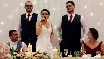 This Bride's Wedding Toast To Her Husband Had An Unexpected Twist