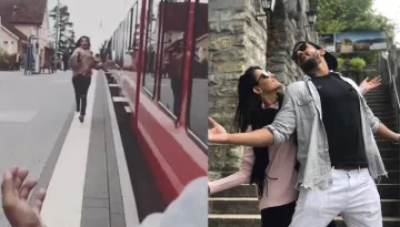 TV Couple Anita-Rohit Recreated Epic DDLJ Scene With A Funny Twist And They Looked Super-Cute
