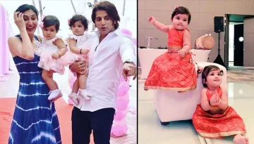 Karanvir-Teejay's Twin Babies Bella And Vienna Are Giving Some Serious Twinning Fashion Goals