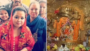 Bharti Visits Sidhivinayak Temple With Hubby-To-Be Haarsh, They Offer 1st Invite To The God