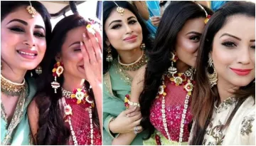 Aashka's Mehendi Ceremony, From Her Necklace To Her Beautiful Red Crop Top, Everything Is Perfect