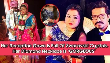 Bharti Looks Like A Doll On Her Reception, Wearing Stunning Blue Gown And Only Diamond