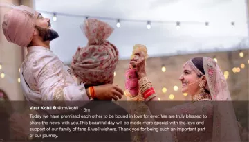 This Is How Virat And Anushka Announced It To The World That They Are Married