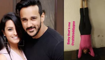 Rohit's Epic Reply To Wifey Anita's Workout Insta Story Will Make You Roll On The Floor
