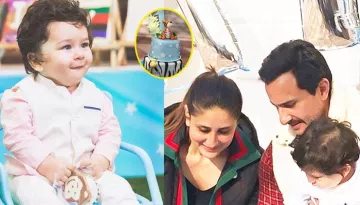 Taimur Celebrated His First Birthday Bash, His Jungle Themed Cake Is The Cutest One Seen Ever