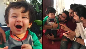 Watch Taimur Doing Bhangra With His Punjabi 'Maamus', Steals Limelight From Kapoors